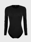 Round Neck Long Sleeve Bodysuit