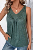 V-Neck Wide Strap Tank