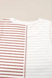 Striped Round Neck Tank