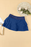 Elastic Waist Swim Skirt