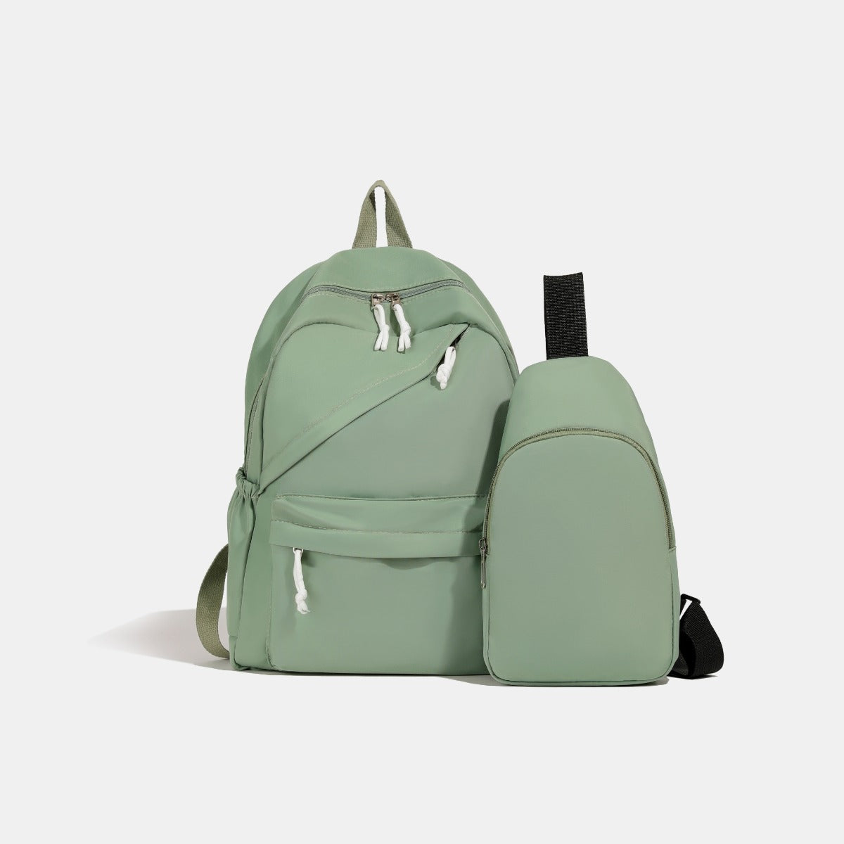 Cloth Backpack Bag and Sling Bag 2 Piece Set