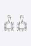 1.68 Carat Moissanite 925 Sterling Silver Drop Earrings