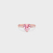 Heart Zircon 925 Sterling Silver Ring