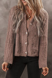 Button Up Long Sleeve Cardigan