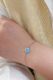 Opal Platinum-Plated Bracelet