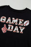 GAME DAY Fringe Long Sleeve Sweatshirt