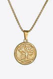 Tree Of Life Pendant Stainless Steel Necklace