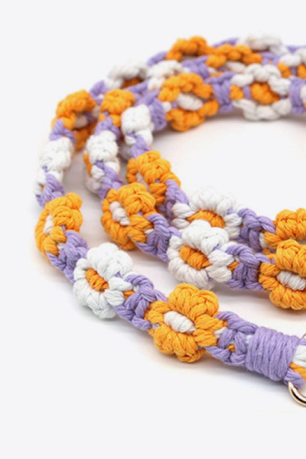 Macrame Flower Lanyard