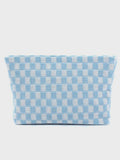 Zenana Checkered Makeup Clutch Bag