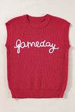 GAME DAY Round Neck Sweater Vest