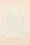 V-Neck Drop Shoulder Sweater