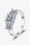 Stylish 925 Sterling Silver Moissanite Ring