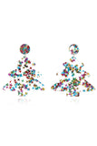 Christmas Tree Acrylic Earrings