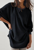 Round Neck Long Sleeve Sweatshirt