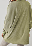 Round Neck Long Sleeve Sweatshirt