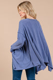 Ces Femme Asymmetrical Long Sleeve top