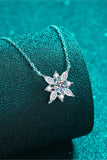 Moissanite Rhodium-Plated Necklace