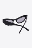 UV400 Rhinestone Trim Cat-Eye Sunglasses