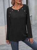 Round Neck Long Sleeve T-Shirt