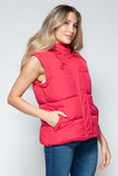 Snobbish Snap and Zip Closure Hooded Vest