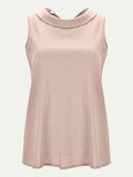 Full Size Round Neck Sleeveless Top