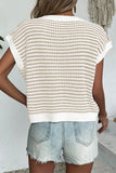 Striped Round Neck Sweater Vest