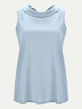 Full Size Round Neck Sleeveless Top