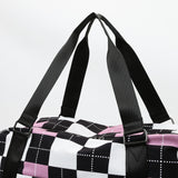 Oxford Cloth Plaid Travel Bag