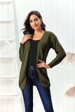 Open Front Long Sleeve Cardigan