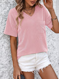 V-Neck Dropped Shoulder T-Shirt