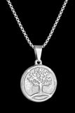 Tree Of Life Pendant Stainless Steel Necklace