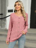 Round Neck Long Sleeve T-Shirt