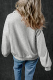 Half Zip Long Sleeve Sweatshirt