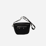 Texture PU Leather Crossbody Bag