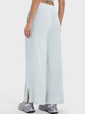 Slit Wide Leg Active Pants