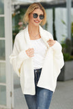 Open Front Batwing Sleeve Cardigan