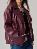 Zip Up Drop Shoulder Jacket