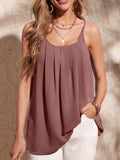 Ruched Scoop Neck Cami