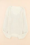 V-Neck Drop Shoulder Sweater