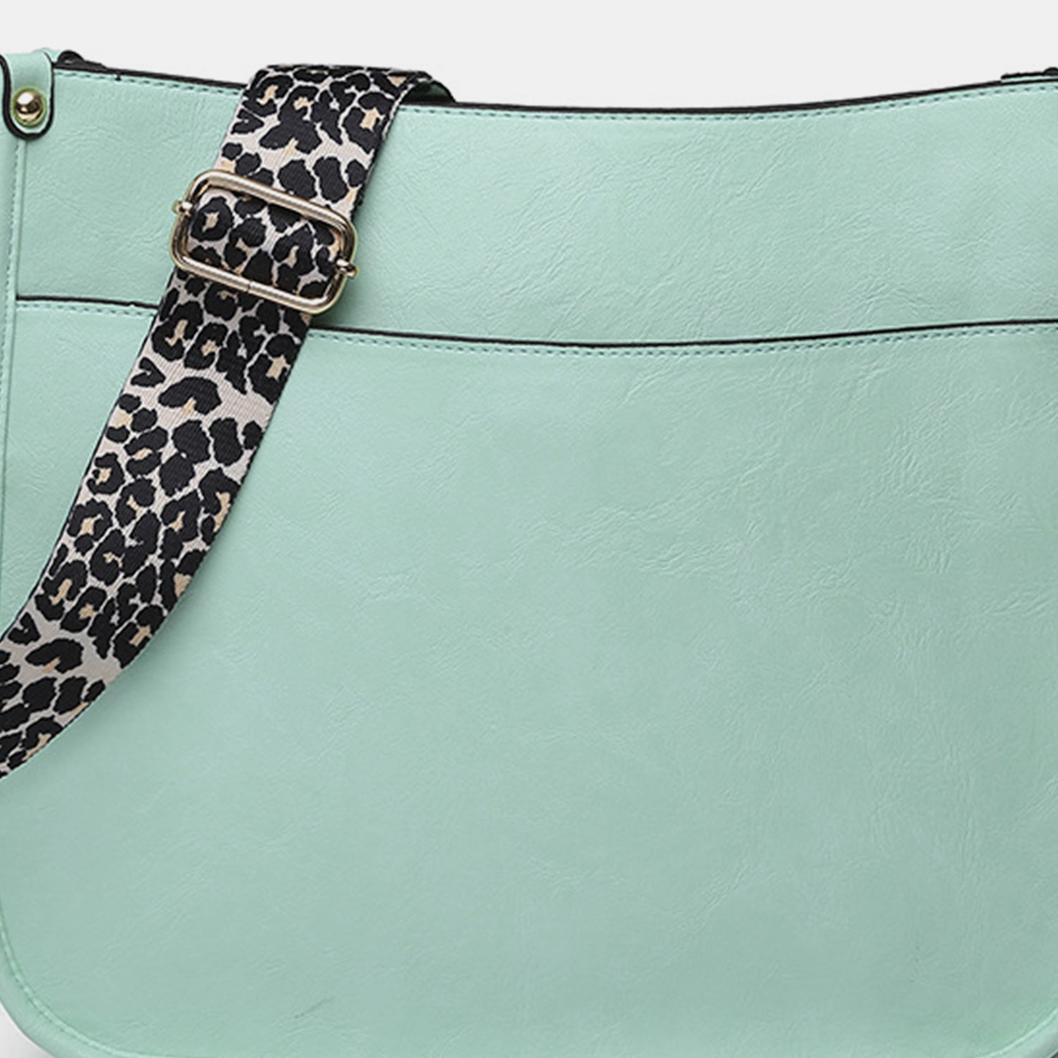 PU Leather Leopard Shoulder Bag