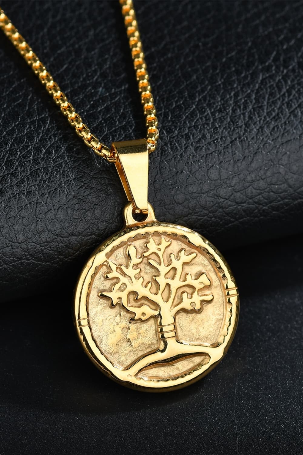 Tree Of Life Pendant Stainless Steel Necklace