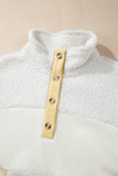 Mock Neck Long Sleeve Sherpa Sweatshirt