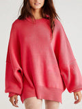 Round Neck Long Sleeve Sweater