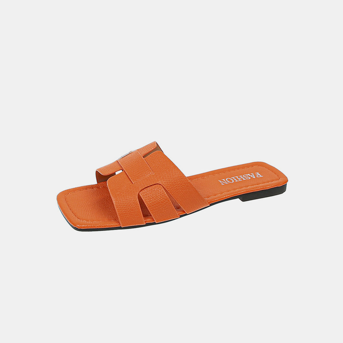 Open Toe PU Leather Sandals