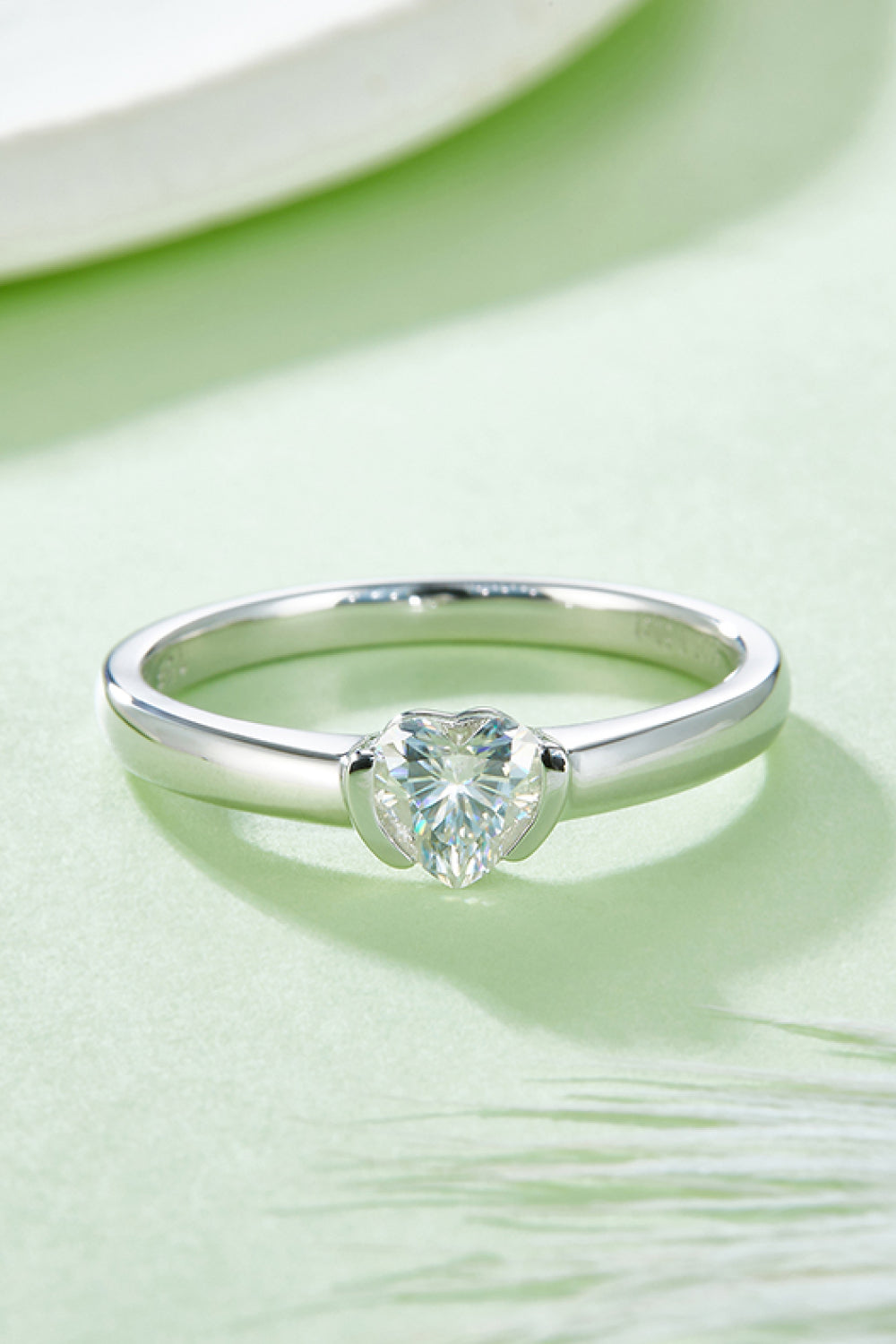 Moissanite 925 Sterling Silver Solitaire Ring