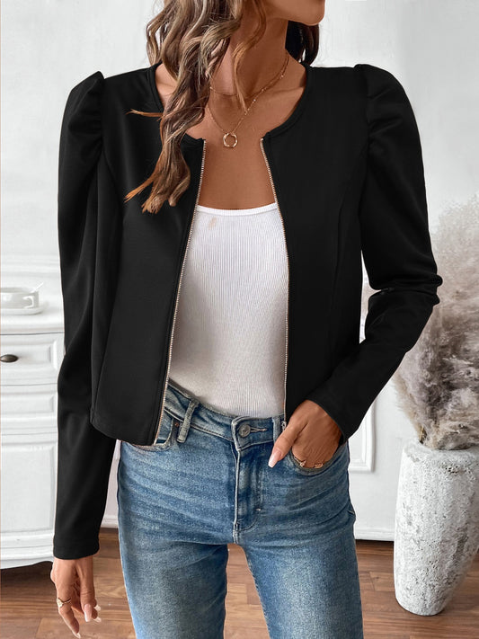 Zip Up Long Sleeve Jacket