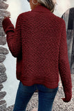 Solid Color Open Front Cardigan