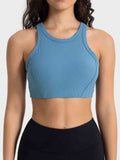 Wide Strap Cropped Sport Tank