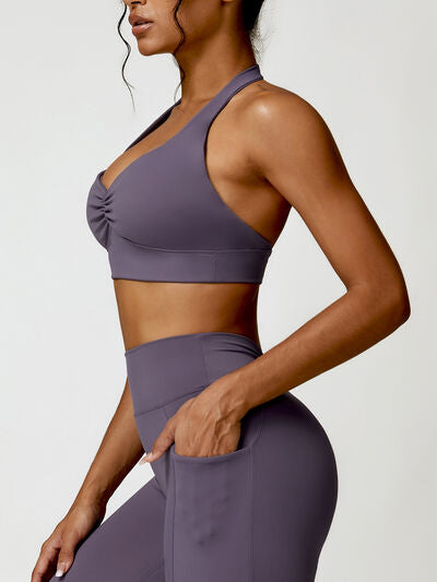 Halter Neck Active Bra