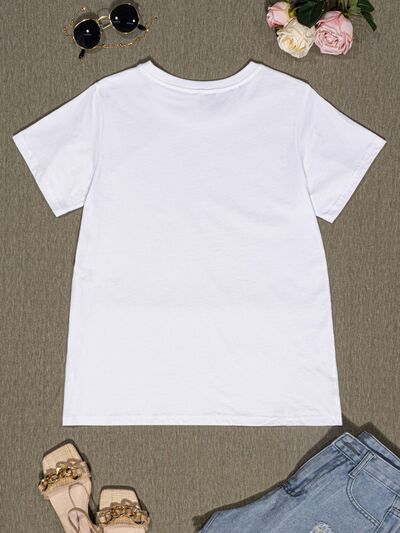 Round Neck Short Sleeve T-Shirt